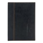 Carte des boissons simili cuir de la gamme Tendance avec 2 double inserts (présente 8 pages A4) - Securit