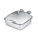 Chafing Dish Induction Carré en Acier Inoxydable - Pujadas