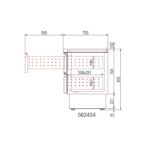Kit 2 Tiroirs Profondeur 200 pour Meuble Réfrigéré MFC - Coreco – Image 3