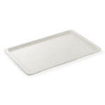 Plateau EN en Polyester blanc laiteux avec petits points L 530 mm l 370 mm - Was Germany