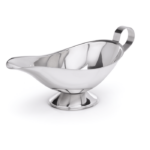 Saucière avec pied en Acier au nickel-chrome H 70 mm - Was Germany