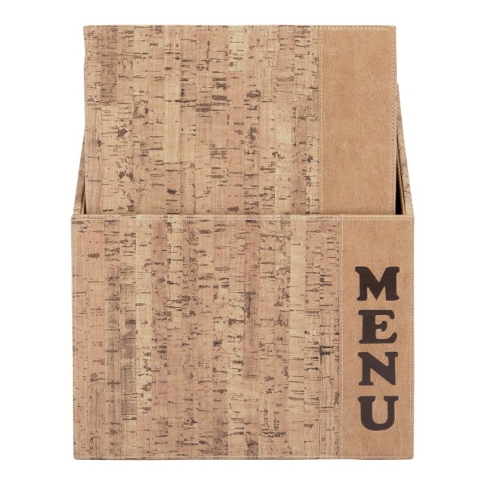 6f45a96a82796a02f6b8b1036d4563b7c18c6eba204a12c752d9532a9dc09144_6421_5 Box Cartes-menu Design CORK - contenant 10 cartes - Avec chacune 8 vues. - Securit – Image 1