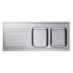 Plonge Inox Professionnelle Gamme 700 - 2 Eviers à Droite - Combisteel – Image 2
