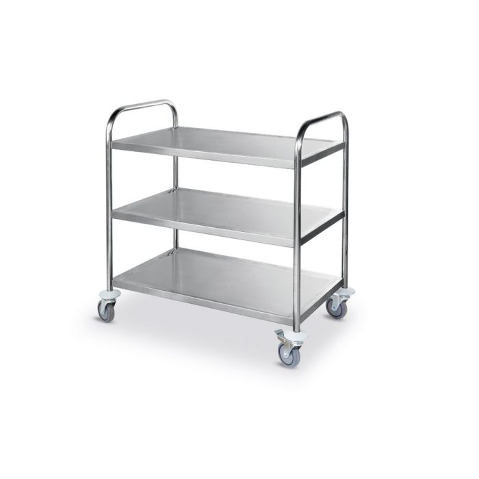 Chariot de Service Inox 3 Etagères 905x585x(H)945mm – Hendi