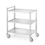 Chariot de service ultra-résistant 800x500x(H)850 mm - Hendi