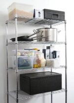 Rayonnage avec 5 étagères Chrome 910x455x(H)1830 mm - Hendi – Image 4