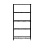 Rayonnage avec 5 étagères Chrome 910x455x(H)1830 mm - Hendi