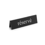 Chevalet de table réservé  130x30x(H)38mm - Hendi