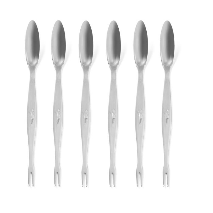 94c50a935513c07c4842f17322b6f06141e13fa446d5f6fa424d28952f1a170c_e15b_5 Fourchettes à homard - 6 pièces (L)205 mm - Hendi – Image 1