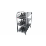 ETAGERE SOUDEE INOX 304 - 3 NIVEAUX INCLINES - L2G – Image 3
