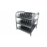 ETAGERE SOUDEE INOX 304 - 3 NIVEAUX INCLINES - L2G – Image 5