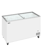 Congélateur coffre 350 L Crème Glacée Couvercles Coulissants Vitrés Plats IC401SC - TEFCOLD – Image 2