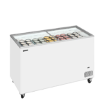 Congélateur coffre 350 L Crème Glacée Couvercles Coulissants Vitrés Plats IC401SC - TEFCOLD – Image 3