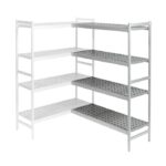 Rayonnage Retour 4 Niveaux FERMOSTOCK 6611 - P 460 x H 1685 mm - Fermod