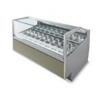 VITRINE CRÈME GLACÉE - FROID VENTILÉ -18/-20°C - 12 BACS DE 5 L - ISOTECH – Image 3