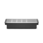 Boîte à ingrédients - 5 bacs Bar up Noir 480x150x(H)100 mm - Hendi
