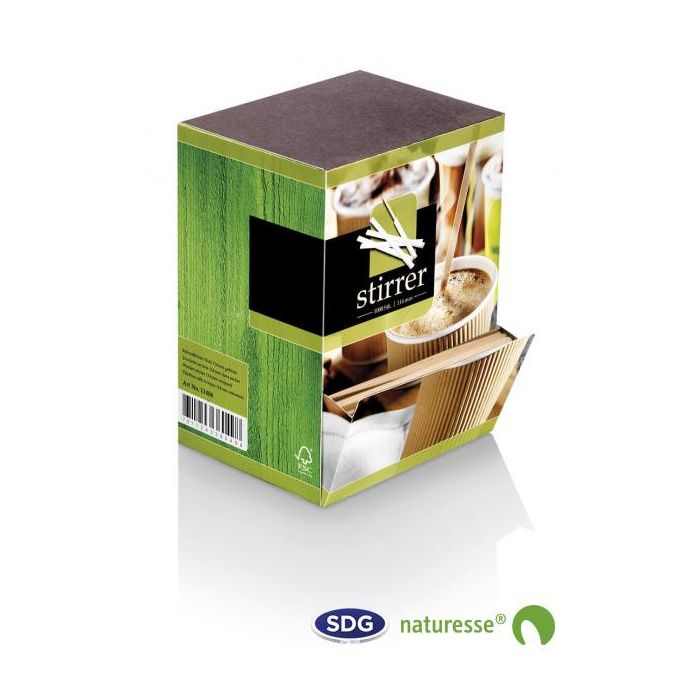Agitateur Café en Bois Naturel 11,4 cm – SDG Lot de 10 000
