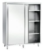 Armoire Haute - acier inoxydable - Portes Coulissantes - Profondeur 600 & Hauteur 2000 - Bartscher – Image 2