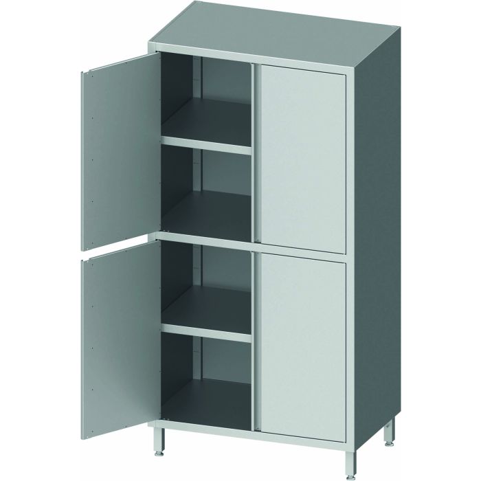 Armoire Haute Inox 4 Portes - Gamme 500 - Hauteur 1800 & 2000 - Stalgast – Image 1