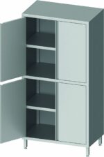 Armoire Haute Inox 4 Portes - Gamme 800 - Hauteur 1800 & 2000 - Stalgast – Image 4