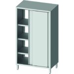 Armoire Haute Inox Traversante - 2 Hauteurs - Porte Coulissante - Gamme 500 - Stalgast