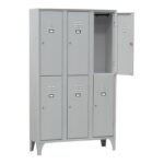 Armoire Vestiaire Multicases 3 Colonnes 6 Cases - L2G – Image 3