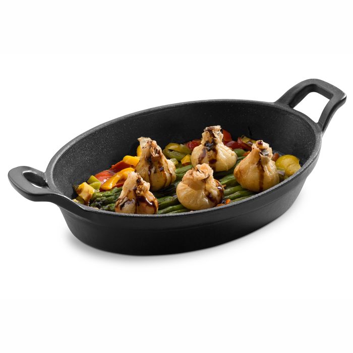 b9d3b8dade7ee9e8_cd46_5 Mini Casserole Ovale en Fonte 21,5 x 15,5 cm - Pujadas – Image 1
