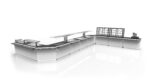 Base de Buffet Réfrigéré Cuve Froide - 1300x700 mm - SAYL – Image 2