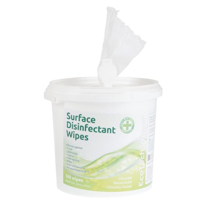 Boîte de Lingettes Désinfectantes de Surface - 500 Lingettes – Image 1