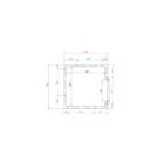 Chambre Froide Professionnelle Isolation 80 mm - L 1500 x H 2050 mm - Mastro – Image 5