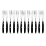 Fourchette à viande 200 mm manche noir Lot de 12 Olympia – Image 5