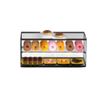 Vitrine Professionnelle Neutre 2 Etagères sans LED - 920x375 mm - SAYL