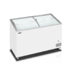 Congélateur Coffre à Glace 352 L - Couvercles Coulissants Vitrés Bombés - TEFCOLD