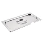Couvercle Bac Gastro Inox GN 1/3 avec Encoche - Vogue – Image 4