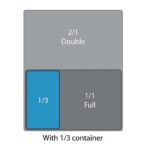 Couvercle Bac Gastro Inox GN 1/3 avec Encoche - Vogue – Image 5