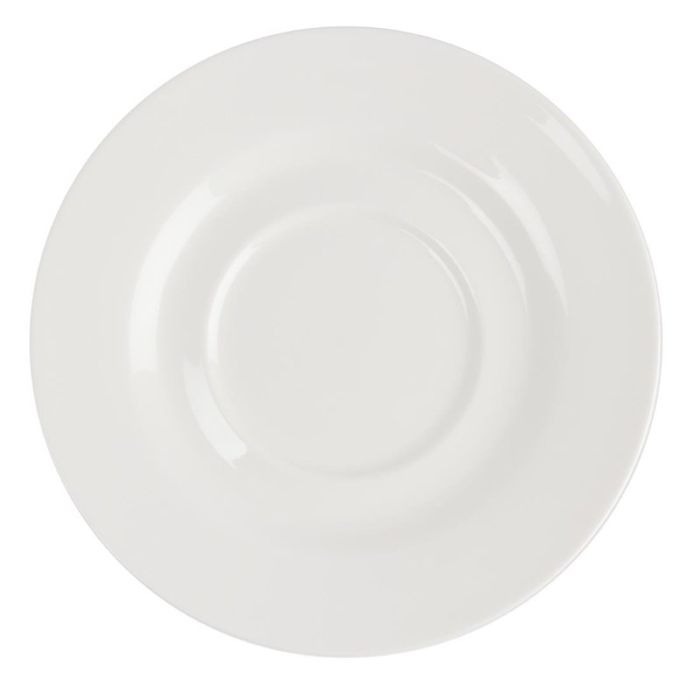 cd648_3_5 Soucoupes Rondes en Porcelaine Fine 156 mm - Lot de 6 - Lumina – Image 1