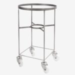 Chariot inox pour bac grand volume hémisphérique 75 L - Gilac – Image 2