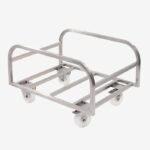 Chariot Inox pour Bac Grand Volume - Gilac