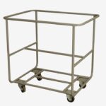 Chariot epoxy pour bac grand volume semi-cylindrique 170 L - Gilac