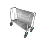 Chariot Assiettes Inox 200 Assiettes D.260mm - L2G