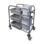Chariot de cantine en acier inoxydable – Image 5