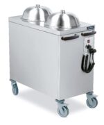 Chariot en Inox Distributeur d'Assiettes Chaudes - 130 Assiettes - Distform – Image 2