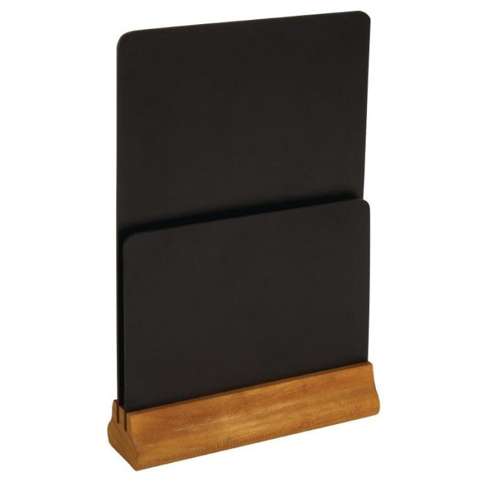 Chevalet de table ardoise double face Olympia - 325 x 210 x 55 mm – Image 3