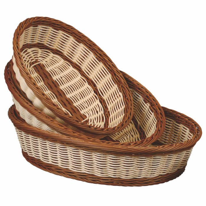 Corbeille à Pain Ovale Bicolore 30 x 23,5 cm - Pujadas – Image 1