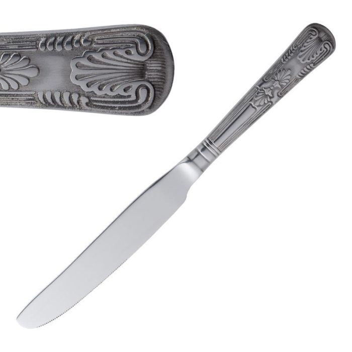 Couteau à Dessert 220 mm Manche Plein Kings Lot de 12 Olympia – Image 1