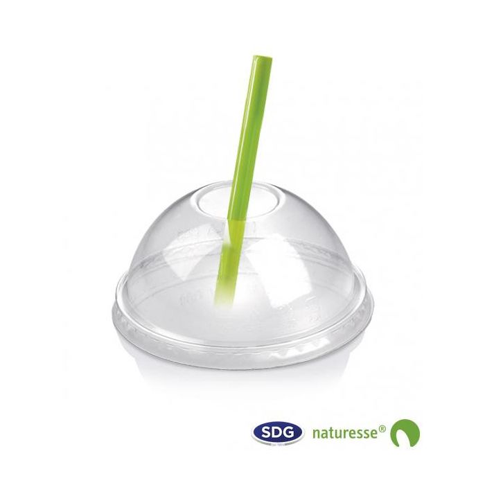 Couvercle Dôme PLA avec Trou pour Gobelet – SDG – Lot de 1200