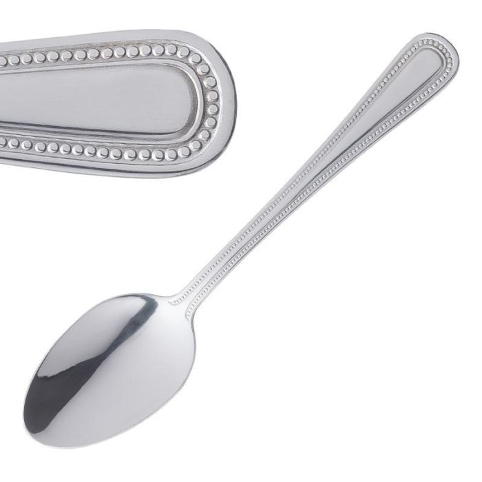 Cuillère à Dessert 183 mm Bead Lot de 12 Olympia – Image 1