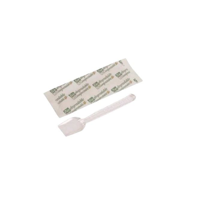 Cuillère à Glace en Bioplastique Enveloppée - Lot de 8 000 - SDG – Image 5