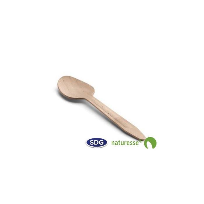 Cuillère en Bois Naturel 16,5 cm – SDG – Lot de 2000
