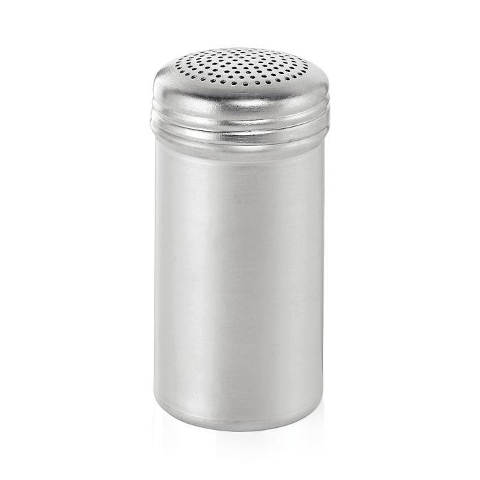 dc4e55db54b41e0c2fefaf8d810869eae1810fc31f1626453128f0c2fd160e73_fa20_5 Salière en Aluminium H 135 mm Ø 65 mm - Lot de 6 - Was Germany – Image 1